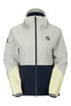 SCOTT waterproof jacket - EXPLORAIR LIGHT DRYO 2.5L W - grey/blue/yellow