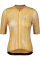 SCOTT Cycling short sleeve jersey - ULTD SL W - beige/pink