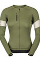 SCOTT Cycling summer long sleeve jersey - ENDURANCE PRO W - green/white