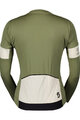 SCOTT Cycling summer long sleeve jersey - ENDURANCE PRO W - green/white