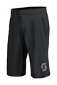 SCOTT Cycling shorts without bib - TRAIL VERTIC W/PAD - black