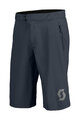 SCOTT Cycling shorts without bib - TRAIL VERTIC W/PAD - blue