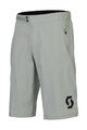 SCOTT Cycling shorts without bib - TRAIL VERTIC W/PAD - grey