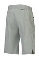 SCOTT Cycling shorts without bib - TRAIL VERTIC W/PAD - grey