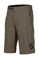 SCOTT Cycling shorts without bib - TRAIL VERTIC W/PAD - grey