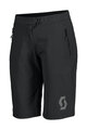 SCOTT Cycling shorts without bib - TRAIL VERTIC W/PAD W - black