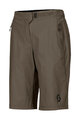 SCOTT Cycling shorts without bib - TRAIL VERTIC W/PAD W - green