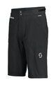SCOTT Cycling shorts without bib - TRAIL TUNED - black
