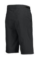 SCOTT Cycling shorts without bib - TRAIL TUNED - black