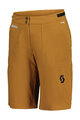 SCOTT Cycling shorts without bib - TRAIL TUNED W - brown