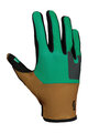 SCOTT Cycling long-finger gloves - ENDURO LF - green/brown/black