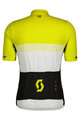 SCOTT Cycling short sleeve jersey - RC TEAM - yellow/white