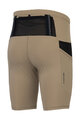 SCOTT Cycling shorts without bib - TIGHT ENDURANCE TECH - beige