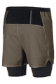 SCOTT Cycling shorts without bib - HYBRID ENDURANCE TECH - grey/black