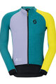 SCOTT Cycling windproof jacket - RC PRO WARM GTX WS-REMIX - green/purple/yellow