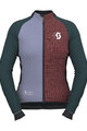 SCOTT Cycling windproof jacket - RC PRO WARM GTX WS-REMIX W - green/red/grey