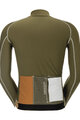 SCOTT Cycling winter long sleeve jersey - RC PRO WARM REMIX - brown/green