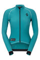 SCOTT Cycling winter long sleeve jersey - RC PRO WARM REMIX W - green