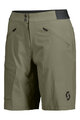 SCOTT Cycling shorts without bib - EXPLORAIR LIGHT W - green