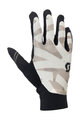 SCOTT Cycling long-finger gloves - TRACTION LF - white/black/grey