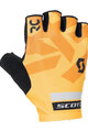 SCOTT Cycling fingerless gloves - RC ENDURANCE SF - orange/black