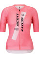 SCOTT Cycling short sleeve jersey - RC PRO W - pink/white