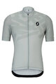 SCOTT Cycling short sleeve jersey - RC ENDURANCE - grey