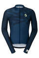 SCOTT Cycling summer long sleeve jersey - RC ENDURANCE - blue