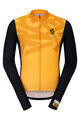 SCOTT Cycling summer long sleeve jersey - RC ENDURANCE - orange/black