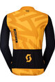 SCOTT Cycling summer long sleeve jersey - RC ENDURANCE - orange/black