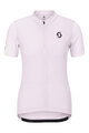 SCOTT Cycling short sleeve jersey - ENDURANCE W - pink/white