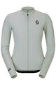 SCOTT Cycling summer long sleeve jersey - ENDURANCE W - grey/yellow
