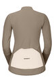 SCOTT Cycling summer long sleeve jersey - ENDURANCE W - beige/white