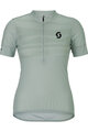 SCOTT Cycling short sleeve jersey - ENDURANCE LT W - grey