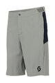 SCOTT Cycling shorts without bib - VERTIC LT W/PAD - grey/blue