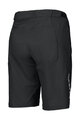 SCOTT Cycling shorts without bib - VERTIC LT W/PAD W - black