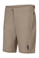 SCOTT Cycling shorts without bib - VERTIC LT W/PAD W - beige