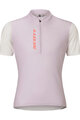 SCOTT Cycling short sleeve jersey - JUNIOR - white/pink