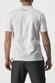CASTELLI Cycling short sleeve t-shirt - RACE DAY POLO - white
