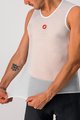 CASTELLI Cycling sleeve less t-shirt - PRO ISSUE - white