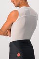 CASTELLI Cycling sleeve less t-shirt - PRO ISSUE - white