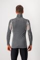 CASTELLI Cycling long sleeve t-shirt - FLANDERS WARM NECK - grey