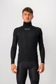 CASTELLI Cycling long sleeve t-shirt - FLANDERS WARM NECK - black