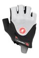 CASTELLI Cycling fingerless gloves - ARENBERG GEL 2 - black/white