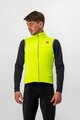 CASTELLI Cycling gilet - PERFETTO VEST - yellow