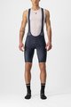 CASTELLI Cycling bib shorts - ENTRATA - blue
