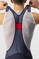 CASTELLI Cycling bib shorts - ENTRATA - blue