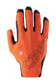 CASTELLI Cycling long-finger gloves - UNLIMITED LF - orange
