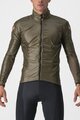 CASTELLI Cycling windproof jacket - ARIA SHELL - green