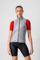 CASTELLI Cycling gilet - ARIA W VEST - silver